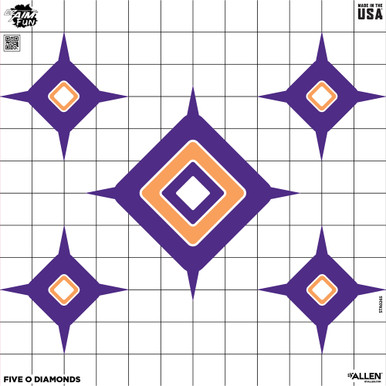 Allen EZ Aim 12x12 Dialing In Paper Targets 9-Pack