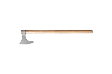 Cold Steel Trail Viking Axe with hickory handle and carbon steel blade