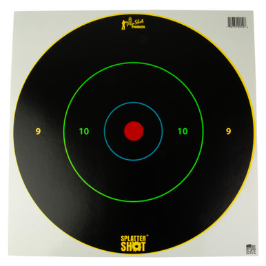 Pro-Shot 12 inch Multi-Color Bullseye Target 5-Pack detail view