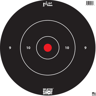 Pro-Shot 12 inch White Bullseye Paper Targets 5 Pack