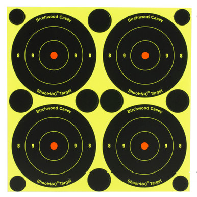 Birchwood Casey Shoot-N-C Round Bullseye Targets 48-pack front view