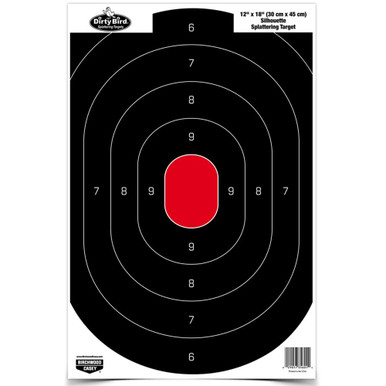 Birchwood Casey Dirty Bird Silhouette Shooting Target 8-12x18 inch