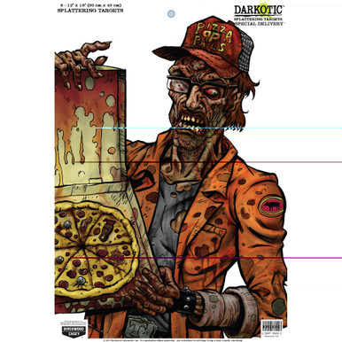 Birchwood Casey Darkotic Special Delivery Zombie Paper Shooting Target 12x18