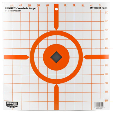 Birchwood Casey Rigid Sight-In Target 12 inch 10-pack front view