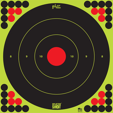 Pro-Shot 17 Inch Green Bullseye Paper Target 5-Pack