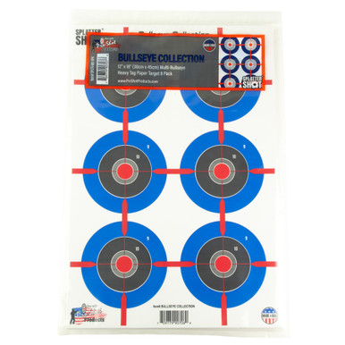 Pro-Shot Splatter MB 12x18 Target Paper 8-Pack front view