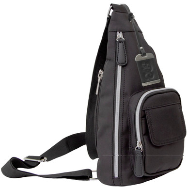 Bulldog Sling Bag with Concealed Carry Holster in Black