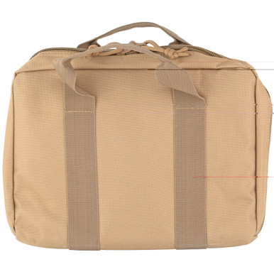 Full Forge Gear CAT-2 Double Pistol Case Tan - Interior View