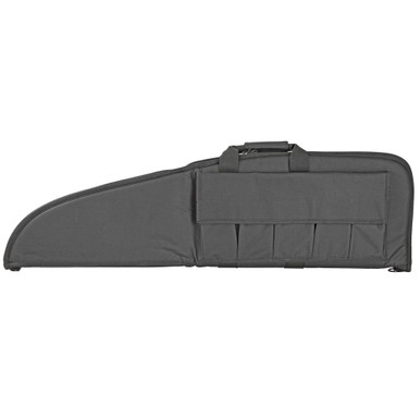 NCSTAR VISM Rifle Case open showing high-density foam interior padding