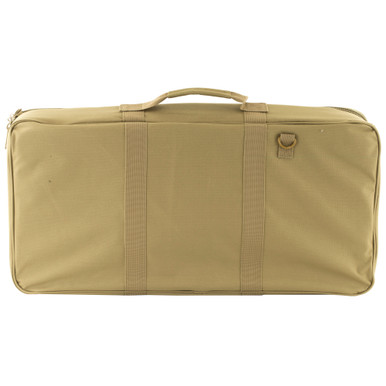 NcStar Discreet Carbine Case 26x13 Tan - interior and strap detail