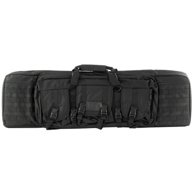 NcStar VISM Double Carbine Rifle Case Black 42-Inch closed exterior view