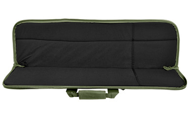 NcStar VISM 32x10 Green Gun Case - Interior Foam Padding Detail