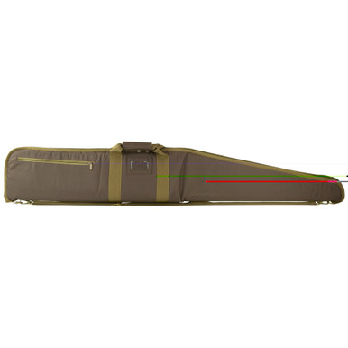 NcStar VISM shotgun case open showing high-density foam interior padding