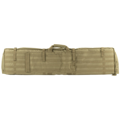 NcStar Tan Rifle Case unfolded showing shooting mat and elbow panels