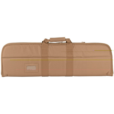 NcStar VISM 32x10 Tan Gun Case - Front View