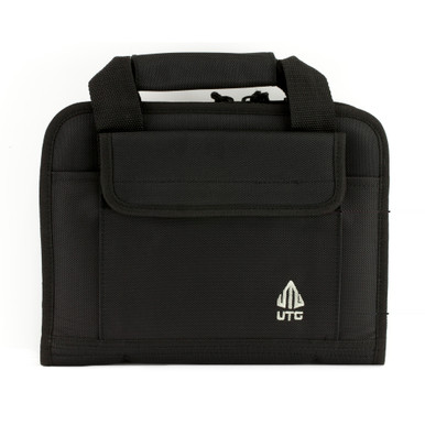 UTG Deluxe Single Pistol Case Black - exterior view