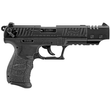 Walther P22-CA 22 LR pistol left side view showing ambidextrous controls