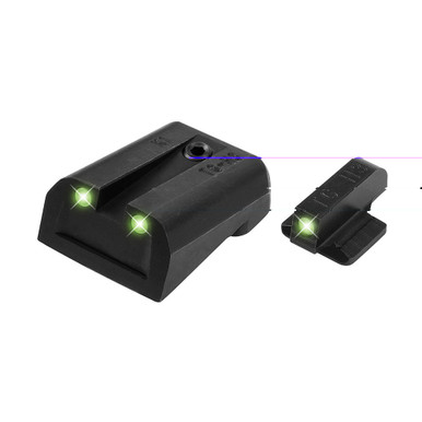 TruGlo Brite-Site Tritium Night Sights for Kimber pistols — front and rear set