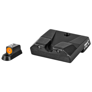 Trijicon HD Night Sights for CZ P-10 P-10C with orange front sight - front view