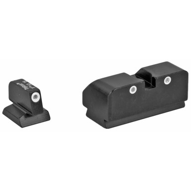 Trijicon Desert Eagle Night Sights - alternate angle showing sight profile