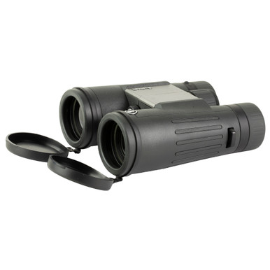 Bushnell Power View 2 8x42 binoculars – front view showing objective lenses and rubber grip