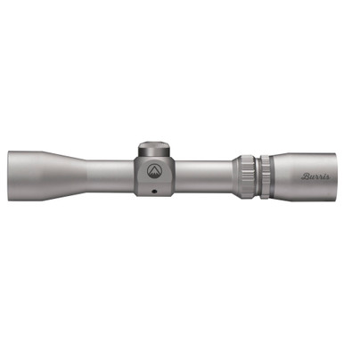 Burris 2-7x32mm Handgun Scope Plex Reticle Nickel Silver – full scope profile view
