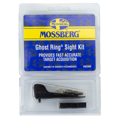 Mossberg Ghost Ring Sight Kit for 500 and 590 shotguns, front and rear sight with mounting base