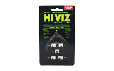 HiViz Spark II Green Sight Set with Threaded Studs and LitePipes