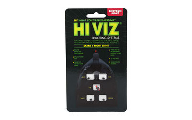 HiViz Spark II Red sight components including threaded studs and LitePipes