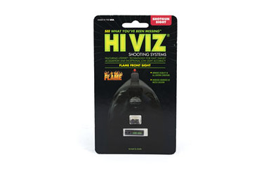 HiViz Flame Green Shotgun Front Sight – side detail view