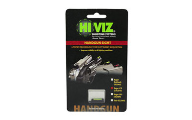 HiViz Ruger LCR Green Front Sight - alternate angle showing LitePipe detail