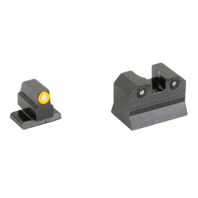 XS Sights R3D 2.0 HK VP9 night sights – close-up of tritium photoluminescent front sight