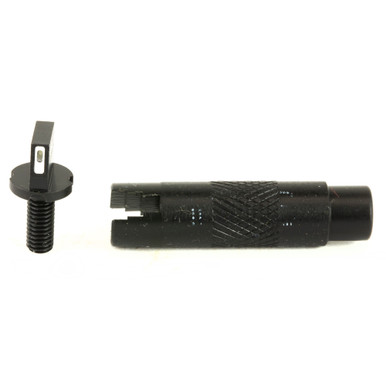 XS Sights Tritium Stripe AR Mil-Spec rear sight stripe detail