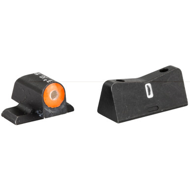 XS DXT2 Big Dot Optic Orange night sights for Sig P226 and P320 – front view