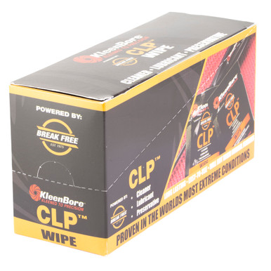 Kleen-Bore CLP Wipes and Nylon Utility Brush Firearm Cleaning Kit canister