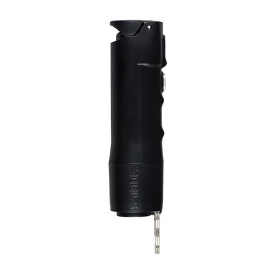 Sabre 2-in-1 Pepper Gel Spray and 130dB Personal Alarm in Black with key ring