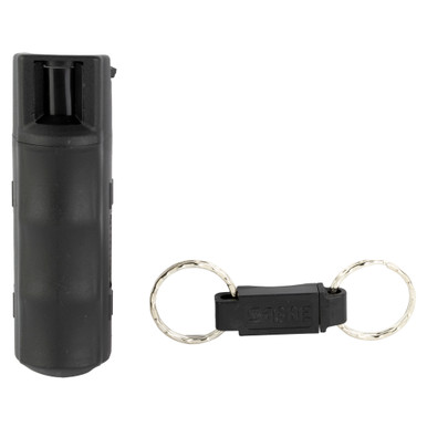 SABRE Black Hardcase Pepper Spray front view