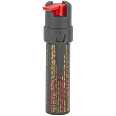 Sabre Pocket Pepper Spray with Clip .75oz — angled detail view