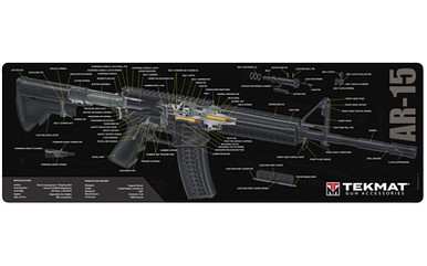 TekMat AR-15 Cleaning Mat diagram detail and padding close-up