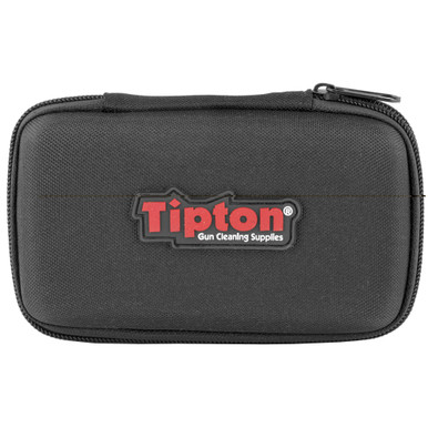 Tipton Compact Pistol Cleaning Kit contents and tools laid out