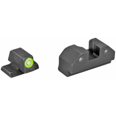 XS Sights R3D Night Sights for Canik - Green Ember Glow Dot detail view