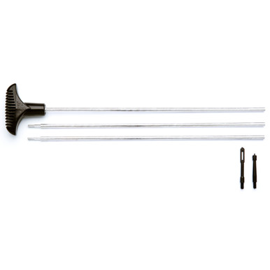 Hoppe's 3-Piece Aluminum .22 Cal Rifle Cleaning Rod Set with ball bearing swivel handle