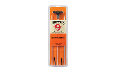 Hoppe's 3-Piece Aluminum Cleaning Rod for .30 Caliber rifles in poly bag