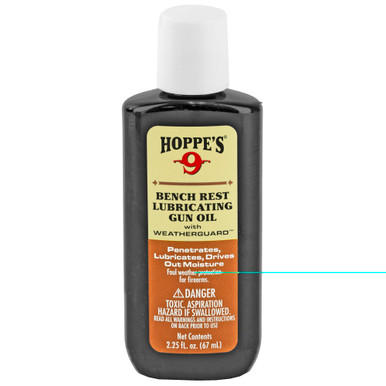 Hoppe's Bench Rest Copper Cleaner Solvent 2.25 oz bottle