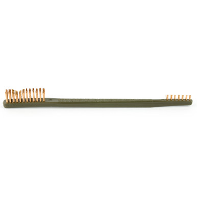 Pro-Shot Products Double Ended Bronze Brush - detail view showing bristles
