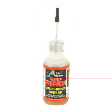 Pro-Shot Zero Friction Lubricating Oil 1oz bottle front view