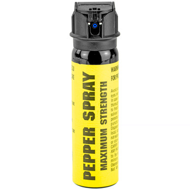 PS Products Eliminator 4oz Pepper Spray with flip-top cap, front view
