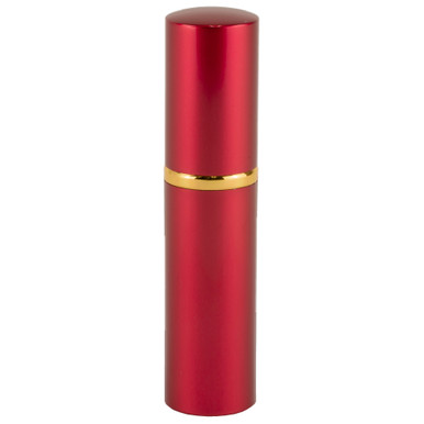 PS Products red lipstick disguised pepper spray closed view