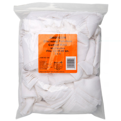 Southern Bloomer 500-Pack Cotton Knit Gun Cleaning Patches