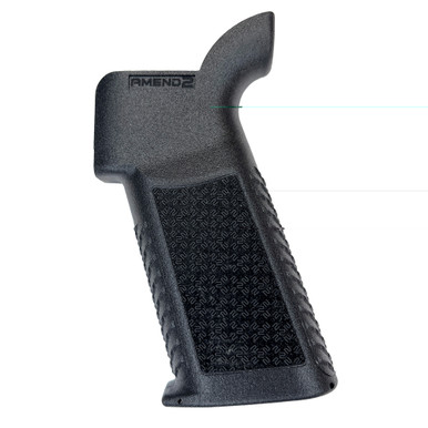 Amend2 PG-E AR-15 Pistol Grip in Black — aggressive texture and slim profile